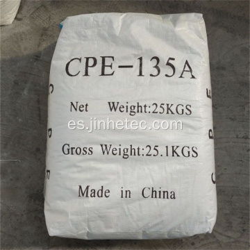 Modificador de impacto plástico CPE de polietileno clorado 135A